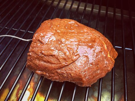 Smoked Venison Roast Recipe, Smoked Venison Roast, Roast Venison Recipes, Deer Roast, Smoked Venison, Pellet Smoker Recipes, Venison Roast, Smoked Pork Ribs, Deer Recipes