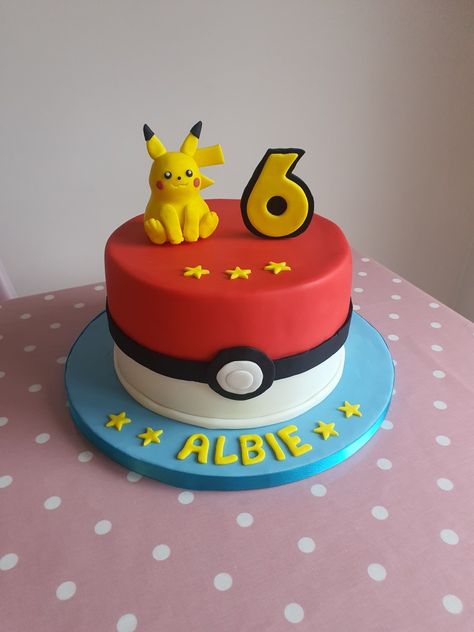 Birthday Cake Pokemon, Pokémon Cake, Pokemon Birthday Cake, Pokémon Birthday, Nemo Party, 6th Birthday Cakes, Pokemon Cake, Pokemon Birthday, 9th Birthday