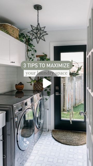 42K views · 4.3K likes | Wendy on Instagram: "Here are tips to maximize your laundry space! Our laundry room doubles as our mud room and utility closet so we have to make it super efficient. And here is how we do it! 

1) Take advantage of your vertical space. I installed a tension rod high up to hang our cleaning products. It saves me valuable cupboard space and I see what I have.

Speaking of vertical space, hang a dowel above your laundry sink for an extra place to hang dry clothing. 

2) Use Command grippers to organize and keep your brooms and cleaning supplies standing up and tidy.

3) Use peg hooks to hold items you grab daily
I created a landing zone for our keys and bags
Now everything has a home, is super accessible and easy to put away

This corner is so well utilized now! I lin How To Separate Laundry, Cabinets Over Sink, Laundry Cupboard, Landing Zone, Utility Closet, Peg Hooks, Laundry Space, Laundry Tips, Over Sink