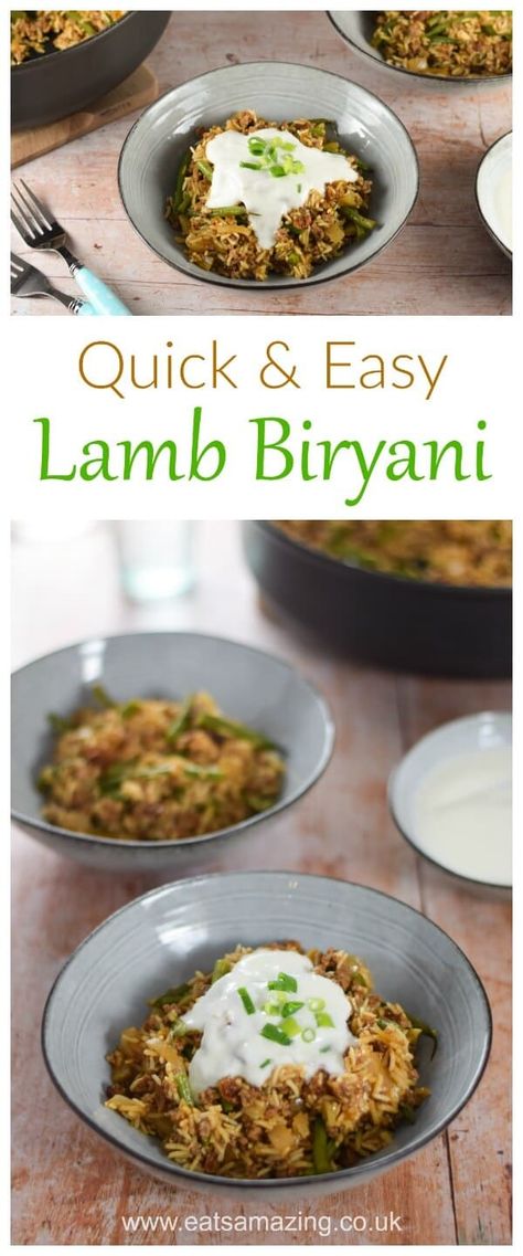 Lamb Biryani Recipe, Gousto Recipes, Recipes For 2, Easy Biryani Recipe, Lamb Biryani, Eat On A Budget, Lamb Recipe, Budget Cooking, Iftar Recipes