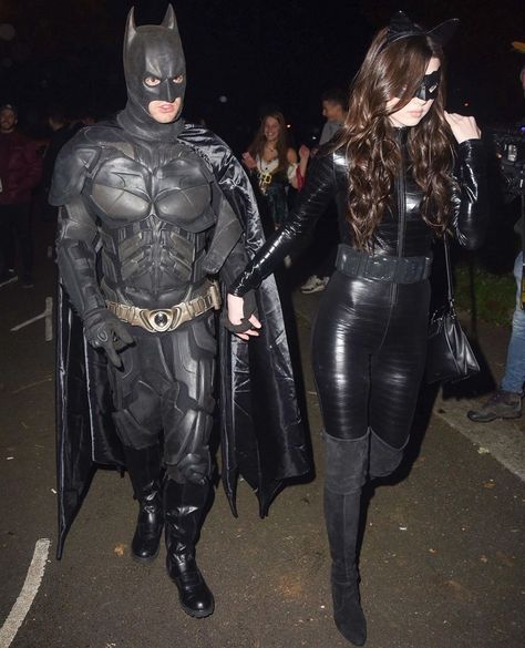 Bat Man And Cat Woman Costume, Catwoman And Batman Costume, Cat Woman And Batman Costume, Batman And Catwoman Costume, Batman And Catwoman Costumes, Batwoman Costume, Catwoman Costume, Catsuit Outfit, Clueless Costume