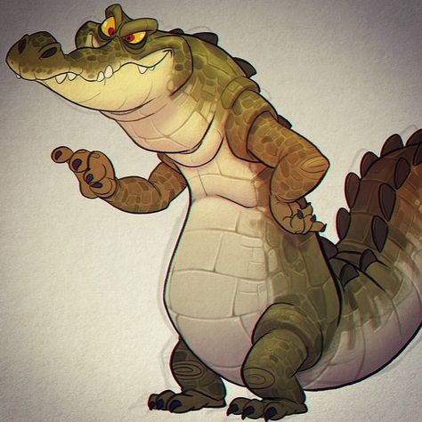 Aaaaand a crocodile! #javas #javierburgos #crocodile #characterdesign #visdev #visualdevelopment #photoshop #sketch #color #2D #animal #anthro by javas81 Crocodile Drawing, Crocodile Illustration, Crocodile Cartoon, Animal Caricature, Photoshop Sketch, Easy Drawing, Character Design References, Character Creation, Creature Design