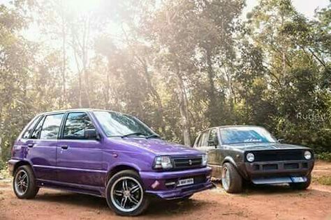 Maruti Suzuki 800: Modified lil' beasts The car that changed the motoring history of India.. Suzuki Maruti 800 Modified, Maruti Suzuki 800, Maruti 800, Car Sticker Ideas, Ladder Logic, Hell Cat, Girly Car Accessories, Cars Design, Glitch Wallpaper