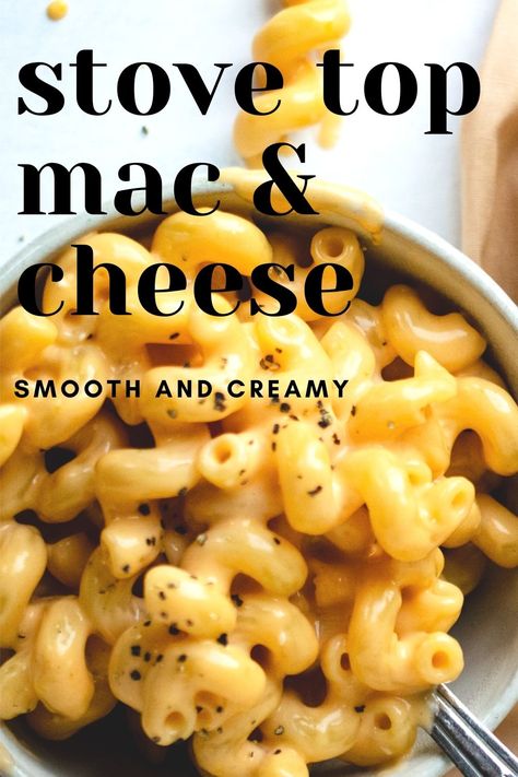 Silky smooth cheese sauce is what stove top mac and cheese is all about. Learn how to make this homemade staple today that rivals any boxed version. Stove Top Mac And Cheese, Mac And Cheese Sauce, Homemade Macaroni And Cheese, Boxed Mac And Cheese, Stovetop Mac And Cheese, Thanksgiving Dinner Menu, Creamy Mac And Cheese, Thanksgiving Menu Ideas, Delicious Thanksgiving