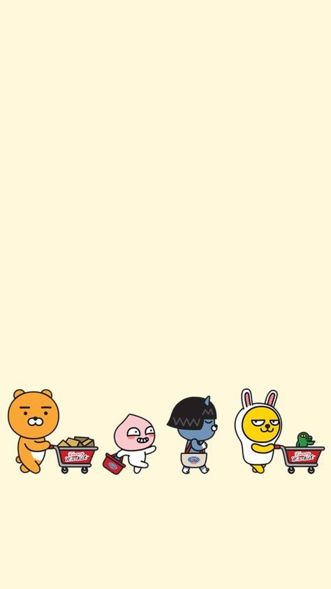 Kakao Friends iPhone Wallpapers - Top Free Kakao Friends iPhone Backgrounds - WallpaperAccess Ryan Bear, Apeach Kakao, Kakao Friends, Friends Wallpaper, Tumblr Wallpaper, Line Friends, Wallpaper Pictures, Kawaii Wallpaper, Animal Wallpaper