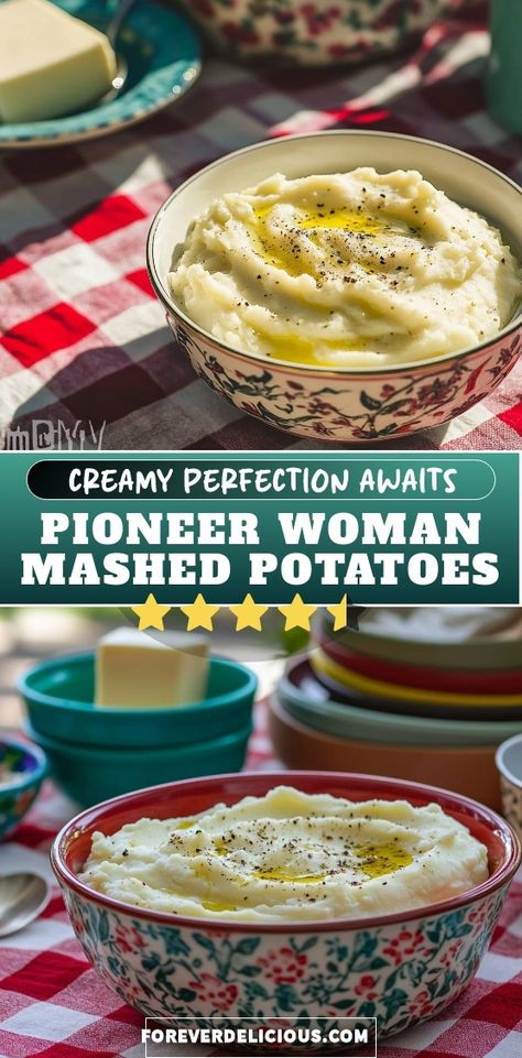 I can't get enough of these Pioneer Woman mashed potatoes! They are the definition of creamy perfection, topped with a drizzle of olive oil and a sprinkle of freshly cracked black pepper. Perfect as a side for any meal, these potatoes are rich and comforting, making them a family favorite every time! Ree Drummond Mashed Potatoes Make Ahead, Pioneer Woman Potato Casserole, Make Ahead Mashed Potatoes Pioneer Woman, Ree Drummond Mashed Potatoes, Pioneer Woman Mashed Potatoes, Freezing Mashed Potatoes, Make Ahead Mashed Potatoes, Perfect Mashed Potatoes, Mashed Potatoes Recipe