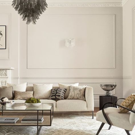 Zoffany on Instagram: “The strikingly clean, slick finish of Zoffany Paint Architects White is the perfect background for earthy accent colours. Cushions L-R:…” Zoffany Paint, Eggshell Paint, Pink Living Room, Design Rules, White Living, White Living Room, Living Room White, Wallpaper Living Room, Living Room Grey