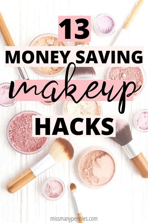 Don't let buying makeup blow your budget, try these super simple money saving tips and tricks to save on makeup. #moneysavingtips #makeup #frugal Drugstore Contouring, Foundation Drugstore, Foundation Makeup Tips, Revolution Beauty, Drugstore Makeup Tutorial, Makeup Tips Foundation, Drugstore Foundation, Best Drugstore Makeup, Budget Beauty