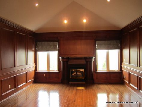 130 deerchase before painting Painted Judges Paneling, Restaining Wood Paneled Walls, Before And After Wood Paneling, Painted Paneling Living Room, Before And After Wood Paneling Paint, How To Renovate Wood Paneling, Outdated Wood Panel Walls, Dark Wood Paneling, Judges Paneling