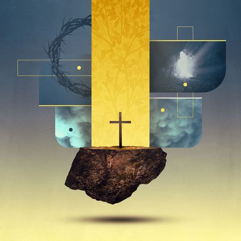 5 Resources about Easter by Jim LePage on Dribbble Easter Graphic Design, Easter Poster, Easter Graphics, Church Inspiration, Church Backgrounds, Agnus Dei, Church Graphics, Bible Pictures, Church Graphic Design