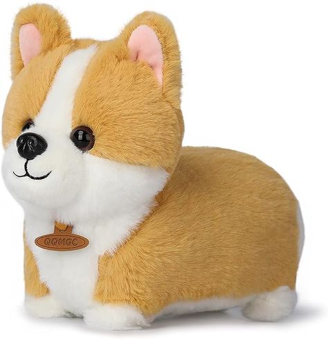 Amazon.com: FITNISSFTW Plush Toy, Stuffed Animal Throw Plushie Pillow Doll, Soft Black and White Fluffy Friend Hugging Cushion - Cute Present for Every Age & Occasion (Corgi) : Toys & Games Friend Hugging, Plushie Pillow, Corgi Plush, Pillow Doll, Corgi Toys, Cute Presents, Soft Black, Plush Pillows, Stuffed Animal