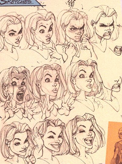 Sketch Character, Awesome Drawings, J Scott Campbell, Drawing Face Expressions, Comic Book Drawing, Scott Campbell, Drawing Book, Drawing Expressions, Poses References