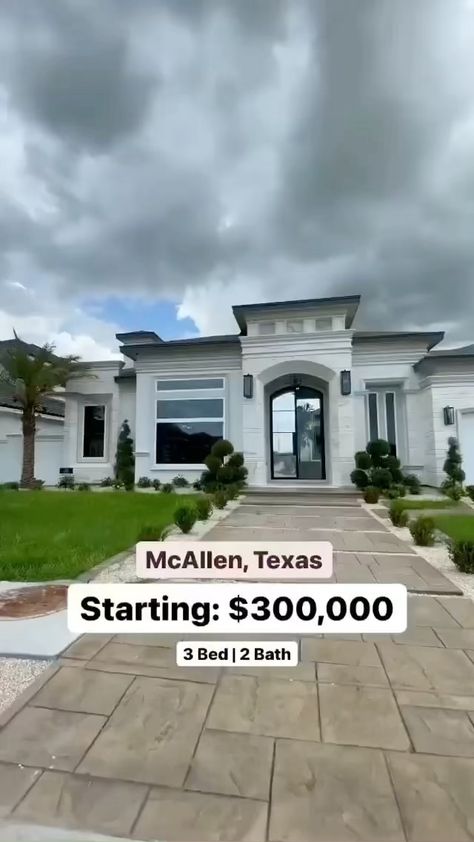 valuablemansions on Instagram: Priced from the low 300’s+ New Custom Homes in McAllen, Texas . Credit: @navarealtygroup Custom builds, you have the option to change… Moden House, Millionaire Homes, Mcallen Texas, Luxury Real Estate Agent, Spring House, House Property, Plans House, Mansion Interior, Mansions Luxury