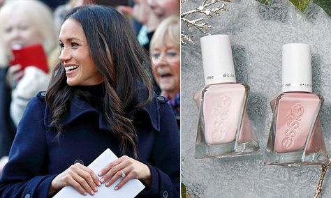 This nail polish collection is fit for a princess like Meghan Markle Meghan Markle Nail Polish, Meghan Markle Makeup Products, Megan Markle Nail Polish Color, Meghan Markle Nails, Royal Nails, Royals Nails, Toenail Polish, Nude Nail Polish, Milky Nails