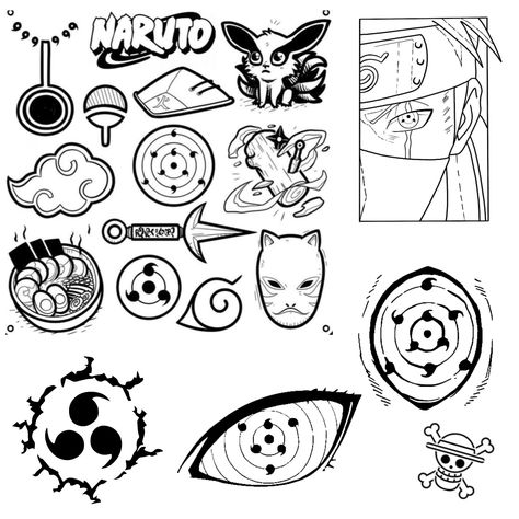 Holiday Tattoo, Stick Poke, Tato Flash, Simple Tattoos For Guys, Surreal Tattoo, Character Stickers, Sharpie Tattoos, One Piece Tattoos, Naruto Tattoo