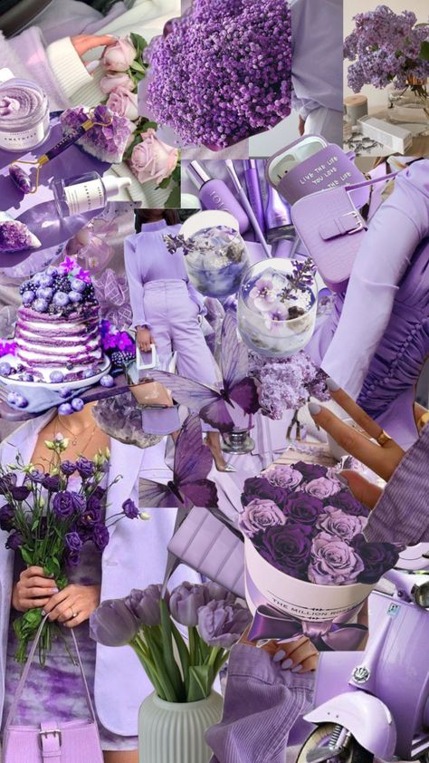 #purple #aesthetic #purpleaesthetic #moodboard #collage #love #fashion #style #inspo Purple Mood Board Aesthetic, Purple Moodboard Aesthetic, Mood Board Purple, Rainbow Moodboard, Purple Wedding Cake, Durga Pooja, Theme Board, Moodboard Collage, Purple Wedding Theme