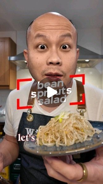 Will Hsiao on Instagram: "Cold Bean Sprouts Salad. Make the simple ingredient pop with flavor! A perfect side dish to any meal. 

Ingredients: bean sprouts, minced garlic, scallions, black pepper, sesame oil, salt 

#homecooking #vegetarian #vegetables" Beansprout Recipes Korean, Korean Bean Sprout Side Dish, Bean Sprouts Salad, Kim Chee, Korean Food Side Dishes, Bean Sprout Recipes, Bean Sprout Salad, Bean Sprout, Sprouts Salad