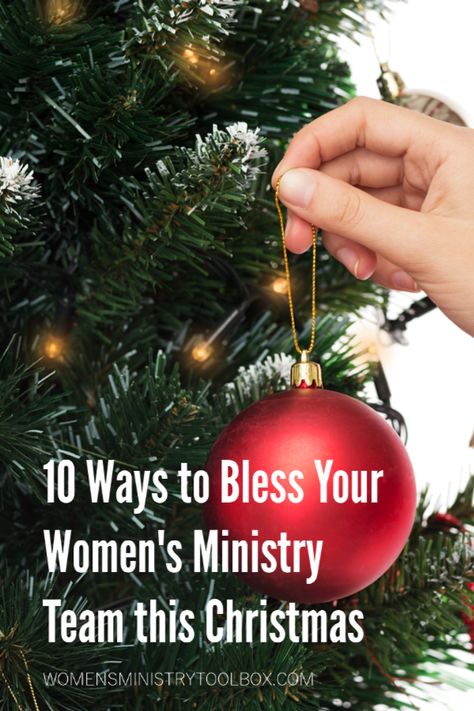 Looking for some ways to bless your women's ministry team this Christmas? Check out these 10 ideas that are certain to be a bit with your women's ministry team members! Womens Ministry Christmas Event, Christmas Womens Ministry Ideas, Womens Ministry Christmas Party Ideas, Ladies Christmas Party Ideas Church, Womens Ministry Ideas, Craft Ideas For Women, Congregation Gifts, Fellowship Ideas, Ladies Christmas Party