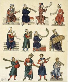 Medieval Monday: Music Reblogged on WordPress.com Ancient Music, Medieval Music, Early Music, Medieval Paintings, Medieval Life, Early Middle Ages, Medieval Manuscript, Medieval Period, Medieval Clothing