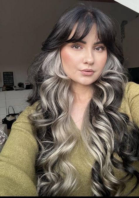 Narcissa Malfoy Hair, Malfoy Hair, Ash Blonde Hair Balayage, Narcissa Malfoy, Edgy Hair Color, Kylie Hair, Black Hair Balayage, Hair Color Underneath, Cabello Hair