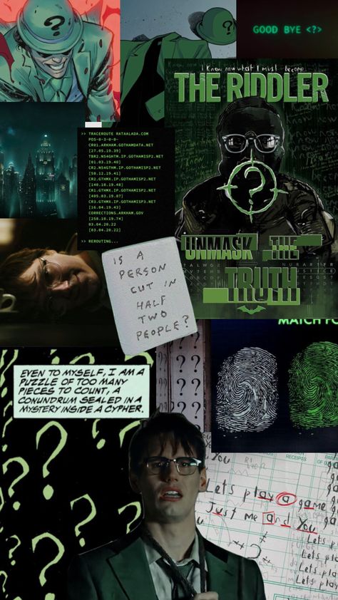 ? #theriddler #ednygma #batman #gotham Ed Nygma Wallpaper, Gotham City Aesthetic Wallpaper, Riddler Background, Edward Nygma Wallpaper, The Riddler Poster, Gotham Wallpaper, Edward Nygma Gotham, Batman Wallpaper Iphone, Gotham Show