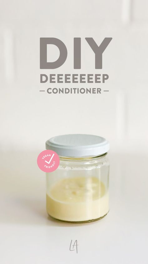 Make your own deep conditioner - LAurenrdaniels - And it's vegan-friendly! Protein Deep Conditioner, Homemade Deep Conditioner, Diy Deep Conditioner, Homemade Conditioner, Deep Conditioner For Natural Hair, Natural Hair Conditioner, Essential Oil Mixes, Homemade Soap Recipes, Essential Oils Rosemary