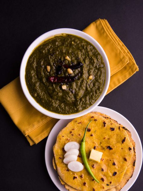 Easy Sarson Ka Saag Recipe: Make the easy and delicious sarson ka saag recipe for winters at home using ingredients like corn flour, mustard leaves, bathua laves, spinach, onion, green chillies and more on Times food Saag Recipe, Sarson Ka Saag, Protein Rich Snacks, Malai Kofta, Indian States, Ghee Butter, Food Photoshoot, Traditional Dishes, Cubed Potatoes