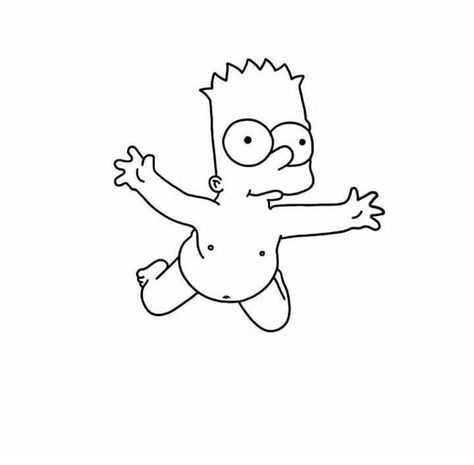 Traditional Tattoo Outline, Cartoon Tattoo Ideas, Leg Sleeve Tattoos, Animated Shows, Simpsons Tattoo, American Traditional Tattoo Ideas, Traditional Tattoo Ideas, Simpsons Drawings, Tattoo Outline Drawing