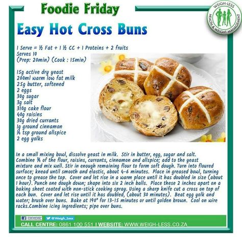 Easy Hot Cross Buns Recipe, Easy Hot Cross Buns, Hot Cross Buns Recipe Easy, Bacon Cheese Dips, Bon Bons Recipe, Cross Buns Recipe, Lean Protein Meals, Hot Cross Buns Recipe, Buns Recipe