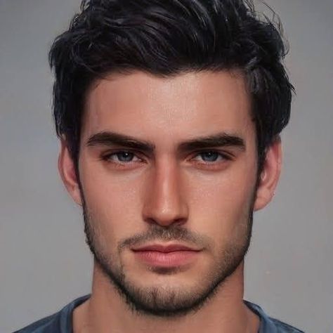 Explore the intersection of art and technology in AI-generated portraits. #AI #portraits #artmeetstechnology #digitalart #artificialintelligence John Mactavish, Character Inspiration Male, Man Up Quotes, Boy Face, Digital Portrait Art, Face Reference, Face Characters, Man Character, Male Portrait