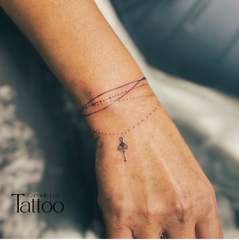 Wrist Bracelet Tattoo, Unique Wrist Tattoos, Bracelet Tattoo, Tattoo Bracelet, Wrist Bracelet, Wrist Tattoos, My Style, Tattoos, Bracelet