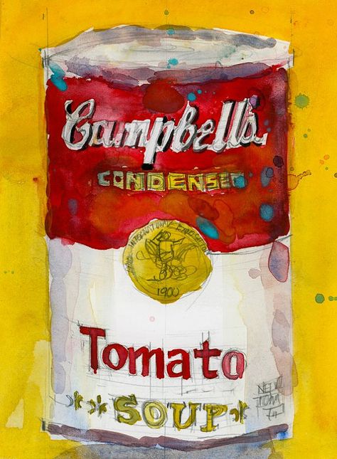 Campbell's Soup (dfrdesigns Dorrie Rifkin) Soup Art, Beer Art Print, Campbell's Soup Cans, Beer Art, Campbell Soup, Tomato Soup, 1 Image, Fine Art Photo, Exhibition Poster