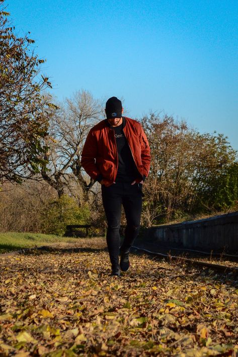 Fall Men Photoshoot, Men Fall Photoshoot, Cinematic Storyboard, Walk Man, Husband Photos, Autumn Pics, Autumn Photography Portrait, Mens Photoshoot, Autumn Photos