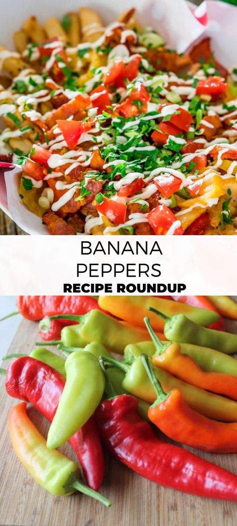 Banana Pepper Salad Recipe, Fresh Banana Pepper Recipe Dinners, Ways To Use Banana Peppers, Banana Pepper Casserole Recipe, What To Do With Fresh Banana Peppers, Recipes With Hot Peppers, Banana Pepper Recipe Dinners, Recipes Using Banana Peppers, Banana Peppers Recipe Dinners