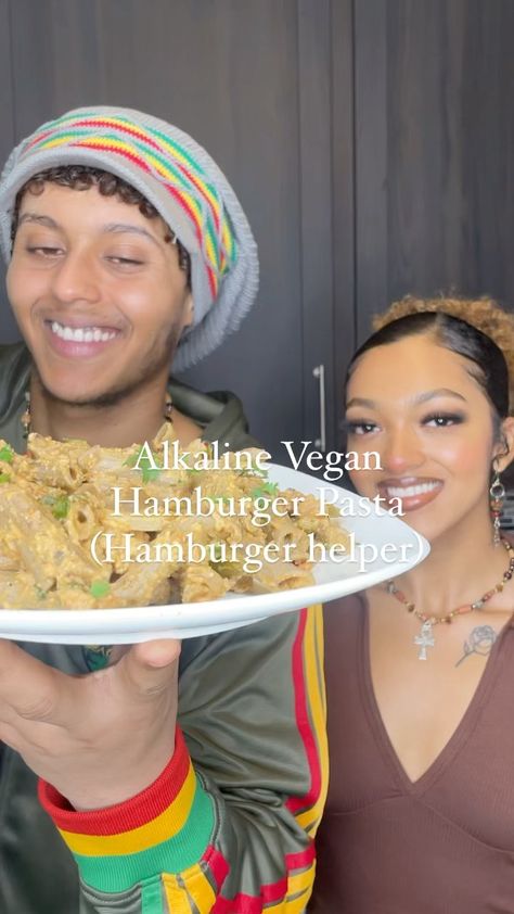 thealkalinecouple on Instagram: Alkaline Vegan Hamburger Pasta (Hamburger helper) WHAT YOU’LL NEED 🌱 Walnut meat 🌱 Alkaline Cheese 🌱 Teff pasta noodles @ Whole Foods… Alkaline Pasta Sauce, Alkaline Bbq Sauce, Dr Sebi Alkaline Food Recipe, Dr Sebi Recipes Alkaline Diet Soup, Dr Daryl Gioffre Alkaline Diet, Alkaline Diet Benefits, Hamburger Helper, Alkaline Diet, Pasta Noodles