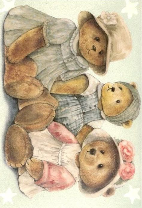 Vintage Teddy Bear Wallpaper, Vintage Teddy Bear Art, Teddy Pictures, Teddy Bear Wallpaper, Bear Paintings, Teddy Bear Pictures, Teddy Bear Doll, Teddy Bear Collection, Teddy Bear Baby Shower