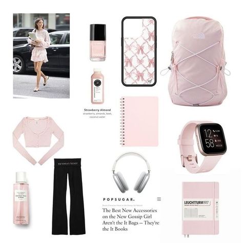 Olaplex No 3, Marc Jacobs The Tote Bag, Pink Academia, Pink Pilates Princess, School Bag Essentials, Pink Pilates, Pilates Princess, Elle Woods, Princess Aesthetic