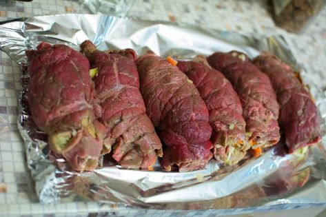 German Rouladen, Rouladen Recipe, Beef Roll Ups, German Meat, Beef Rouladen, German Food Authentic, Meat Rolls, Beef Roll, Roll Ups Recipes