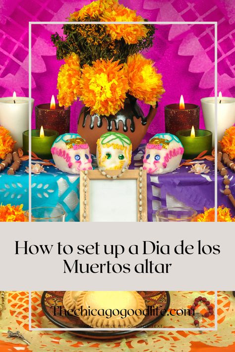 How To Build A Dia De Los Muertos Altar, Small Dia De Los Muertos Altar Ideas Diy, Dia De Los Muertos Alters Diy, How To Set Up An Ofrenda, Dia De Los Muertos Alters Ideas, Dia De Los Muertos Altar Ideas Diy, Dia De Los Muertos Decorations Ideas Altars, Simple Ofrenda Ideas, Small Ofrenda Ideas