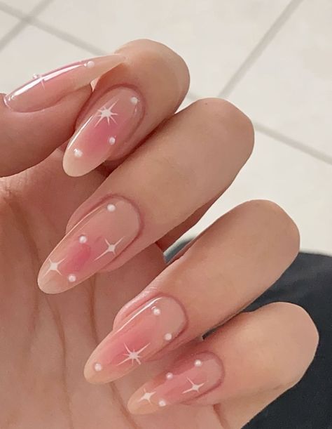 Manikur Kuku, Hello Nails, Blush Nails, Soft Nails, Jelly Nails, Nails Spring, Nails 2023, Kawaii Nails, Easter Nails