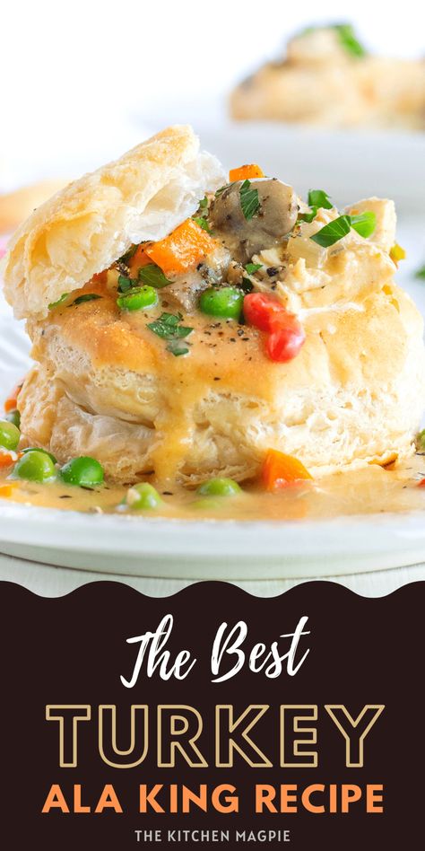 Turkey Ala King Turkey Ala King Recipe, Turkey Ala King, Ala King, Paleo Thanksgiving Recipes, The Best Turkey, Leftover Turkey Recipes, Best Turkey, Thanksgiving Meal, Turkey Recipes Thanksgiving