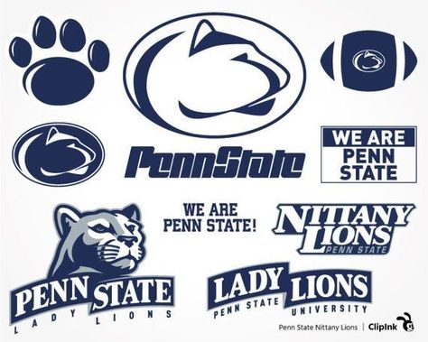 Penn State Crafts, Nail Stencils Templates, Penn State Logo, Vintage Inspired Handbags, Lions Svg, Lions Logo, Penn State Football, Sympathy Cards Handmade, Sharpie Crafts