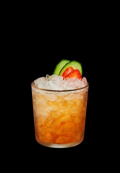 This refreshing Fruit Cup perfectly complements Rémy Martin 1738 Accord Royal, with the kombucha adding layers of complexity. Try this fruit cocktail drink today. Remy Martin Drinks, Fruit Cocktail Drink, Fruit Cup, Happy Drink, Remy Martin, Fruit Cocktail, Refreshing Cocktail, Bar Spoon, Mint Sprig