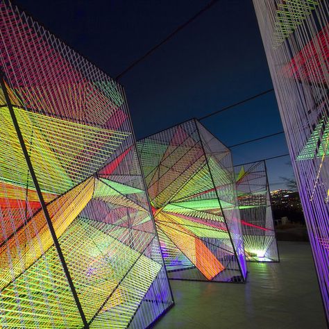 hou de sousa builds iridescent prismatic installation in georgetown Winter Light Festival, Light Art Installation, Winter Light, Art Installation, Light Installation, Mulan, Public Art, Sustainable Design, 인테리어 디자인