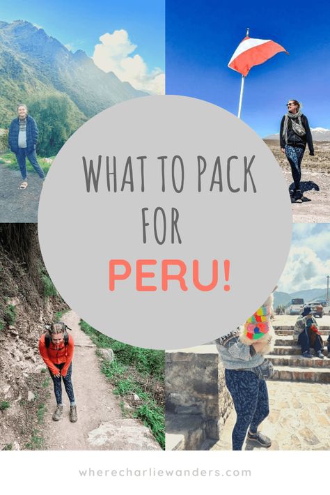 What to pack for Peru: tried and tested list! - the ultimate guide for everything you need to bring! What To Pack For Peru, Inca Trail Hike, Inca Trail, Inca Trails, Peru Travel, What To Pack, International Travel, Travel Bucket List, Plan Your Trip