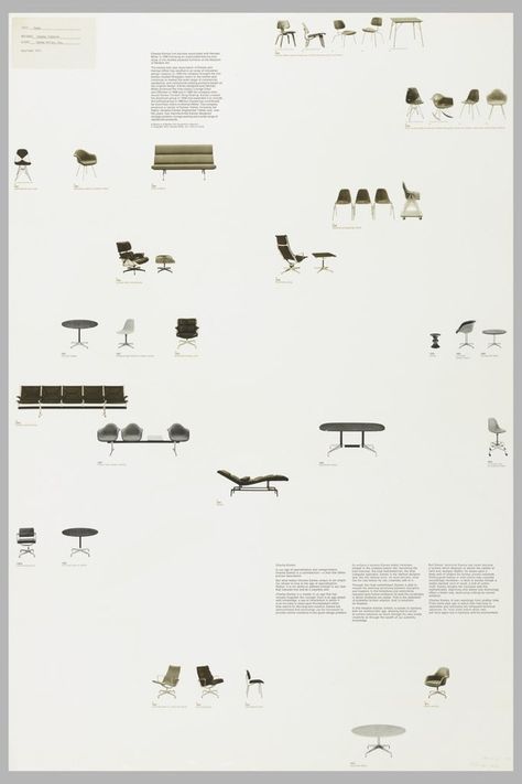 Interior Poster Design, Interior Design Poster, Eames Design, Portfolio Layout, Book Design Layout, Editorial Layout, Architecture Portfolio, Herman Miller, Design Graphique