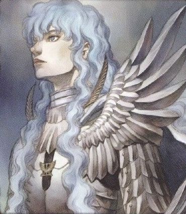 Griffith Wallpaper, Band Of The Hawk, Berserk Art, Berserk Griffith, Guts And Griffith, White Hawk, Griffith Berserk, Manga Gift, Kentaro Miura