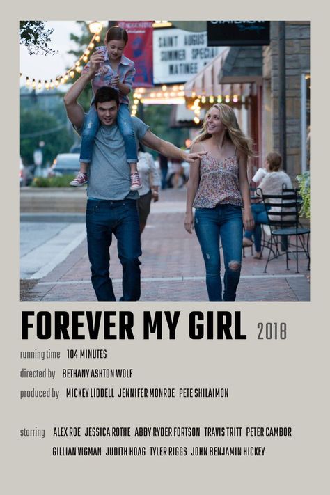 Forever My Girl Movie Poster My Girl Movie Poster, Forever My Girl Movie, My Girl Movie, Romance Movie Poster, Best Teen Movies, Romcom Movies, Prime Movies, Forever My Girl, Most Paused Movie Scenes