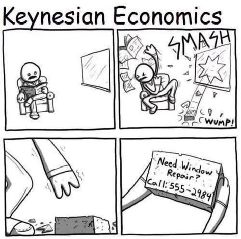 Keynesian Economics "Creating demand." Marketing Humor, Funny Marketing, Guerrilla Marketing, Marketing Words, Internet Marketing Strategy, Window Repair, Guerilla Marketing, Memes Humor, Direct Marketing