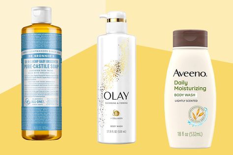 The best drugstore body washes cleanse and hydrate the skin. We spoke to a dermatologist and compared dozens of affordable body washes—including shower gels, bar soaps, and oils for every skin type—based on formula, ingredients, scent, and more. Olay Body Wash, Drugstore Moisturizer, Hair Thickening Shampoo, Best Body Wash, Moisturizer For Sensitive Skin, Thickening Shampoo, Body Washes, Oil Free Moisturizers, Affordable Skin Care